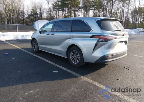 2021 Toyota Sienna Le из США, поврежденный, VIN 5TDKSKFC7MS020796